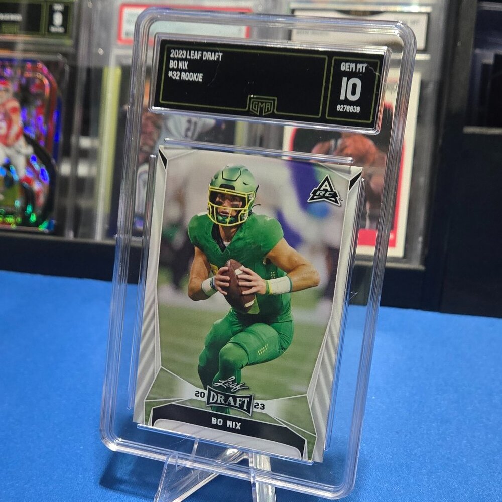 2023 Leaf Draft #32 Bo Nix (RC) (GMA 10)